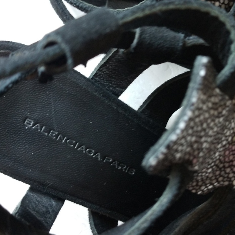 SALE:BALENCIAGA PARIS SANDALS - Picture 5 of 6